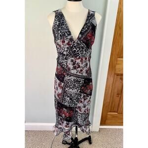 VTG Zoey Beth Dress SZ SM Babydoll Patchwork Y2K Sheer Whimsigoth Fairy Grunge